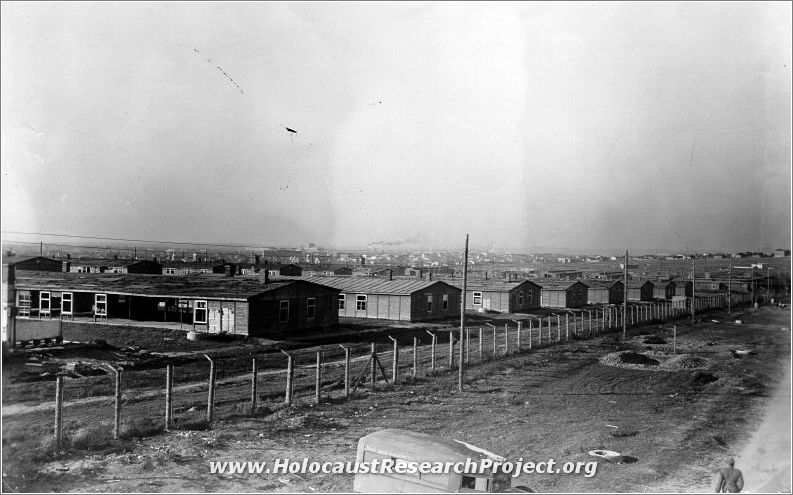 The camp viewed from a distance